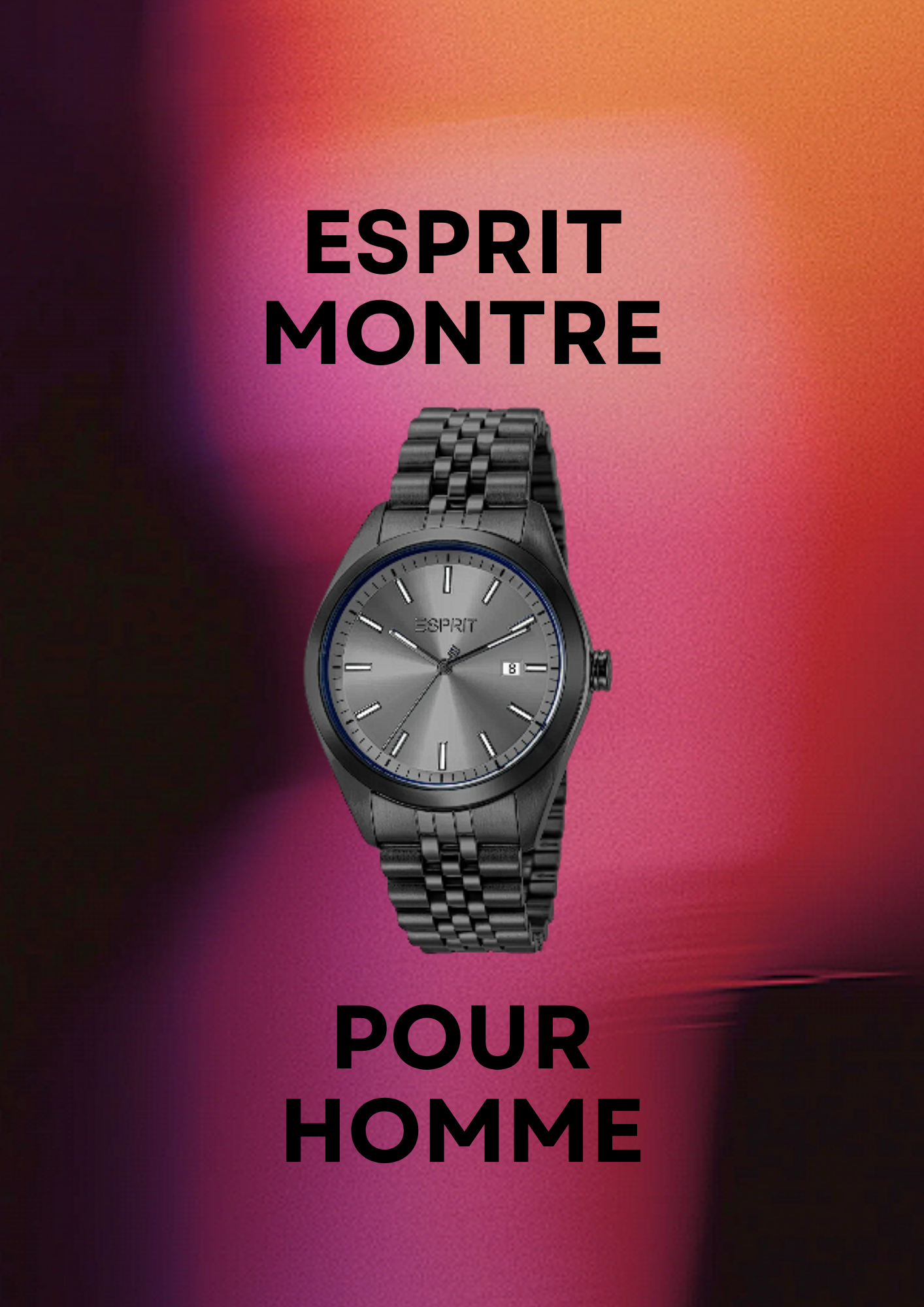 Esprit Montre noir