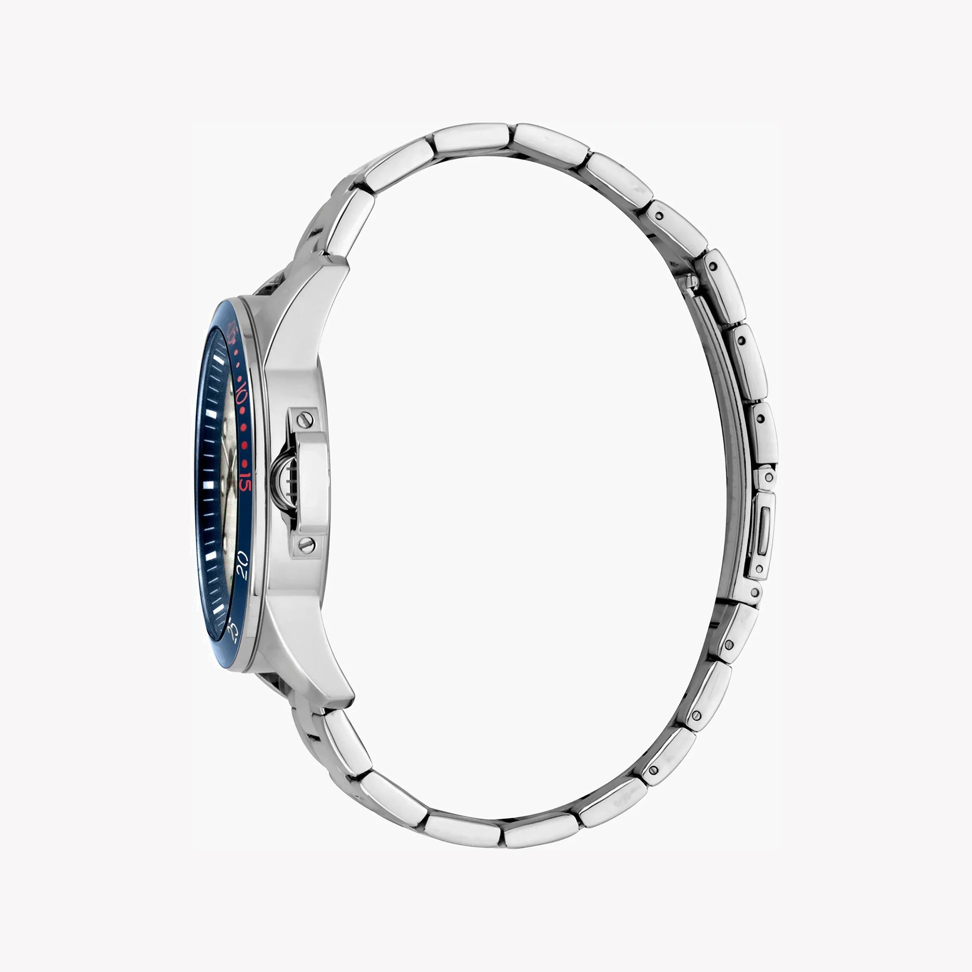 Esprit Men's Silver Stainless Steel Watch, Silver Dial | ES1G051M0055-1