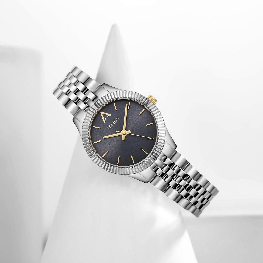 TRNDA Women's Stainless Steel Watch, Gray Dial | TRNDA-SS32-4