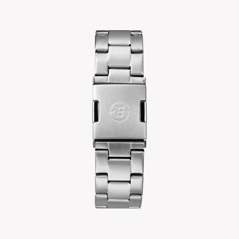 Timex Men's Silver Stainless Steel Watch, Black Dial | TW4B10900-2