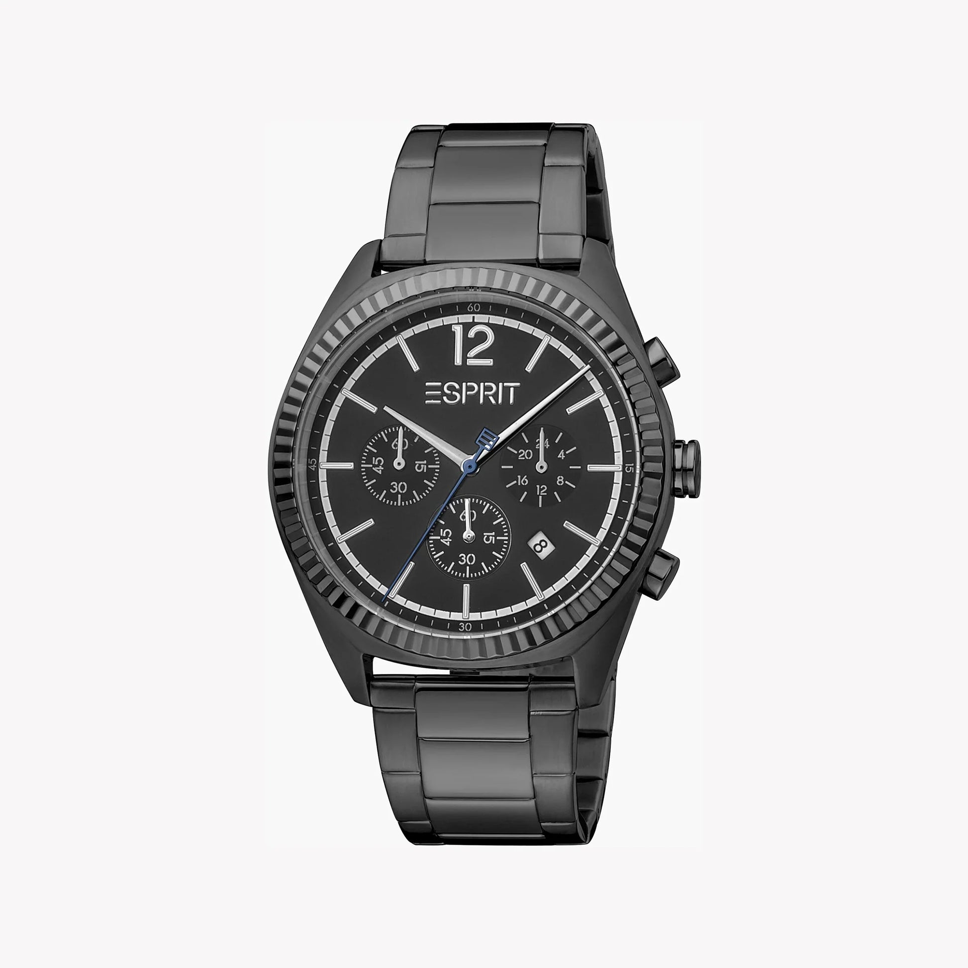 Esprit Men's Black Stainless Steel Watch, Black Dial | ES1G010M0055-0