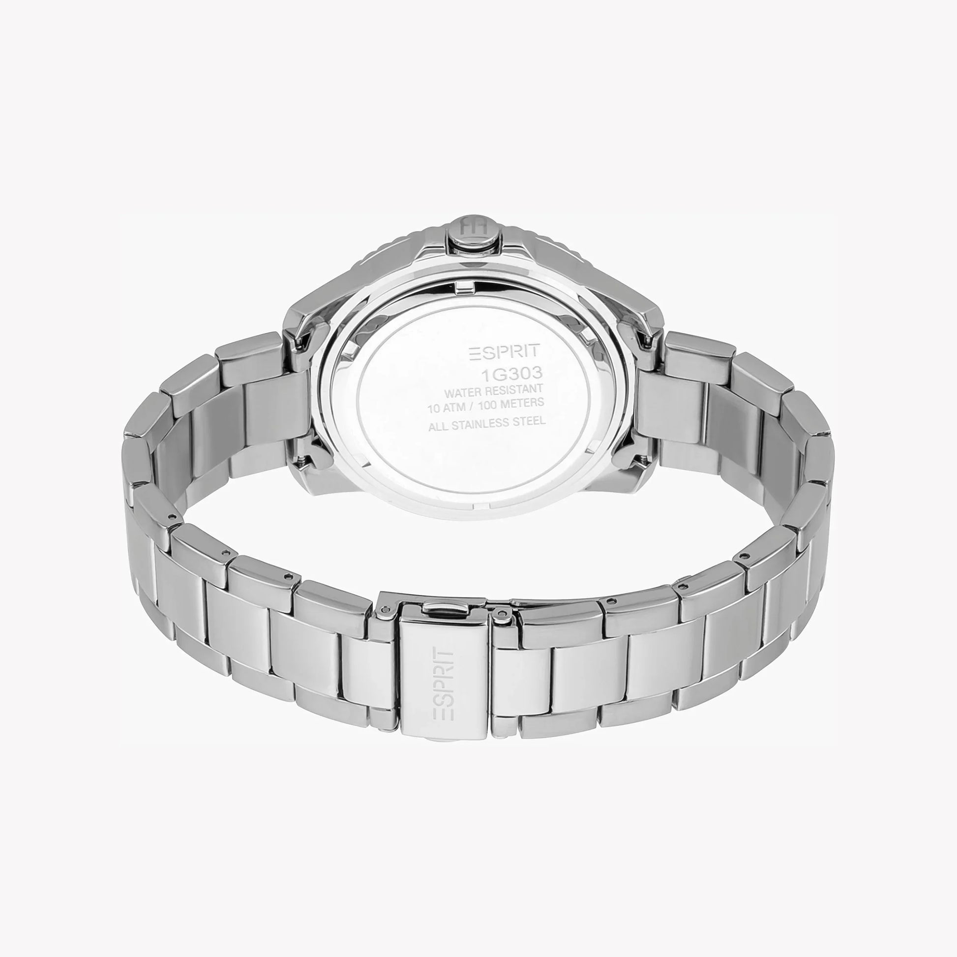 Esprit Men's Silver Stainless Steel Watch, Blue Dial | ES1G010M0035-2