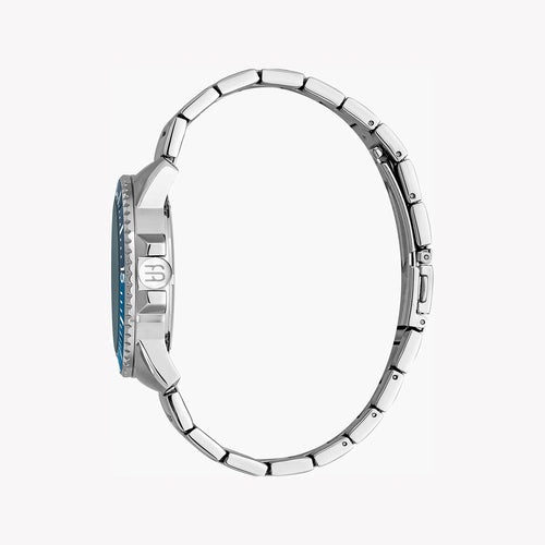 Esprit Men's Silver Stainless Steel Watch, Blue Dial | ES1G010M0035-1